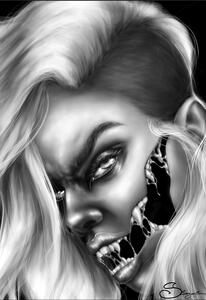 Digital- band inspired portrait