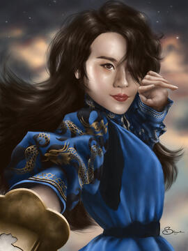 Dragon Warrior Digital- Friend Portrait series